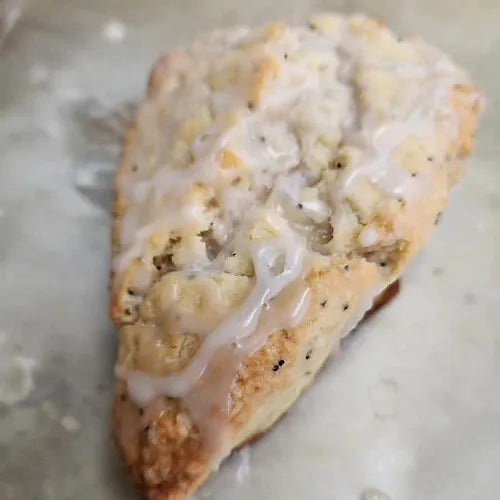 Lemon Poppyseed Scone