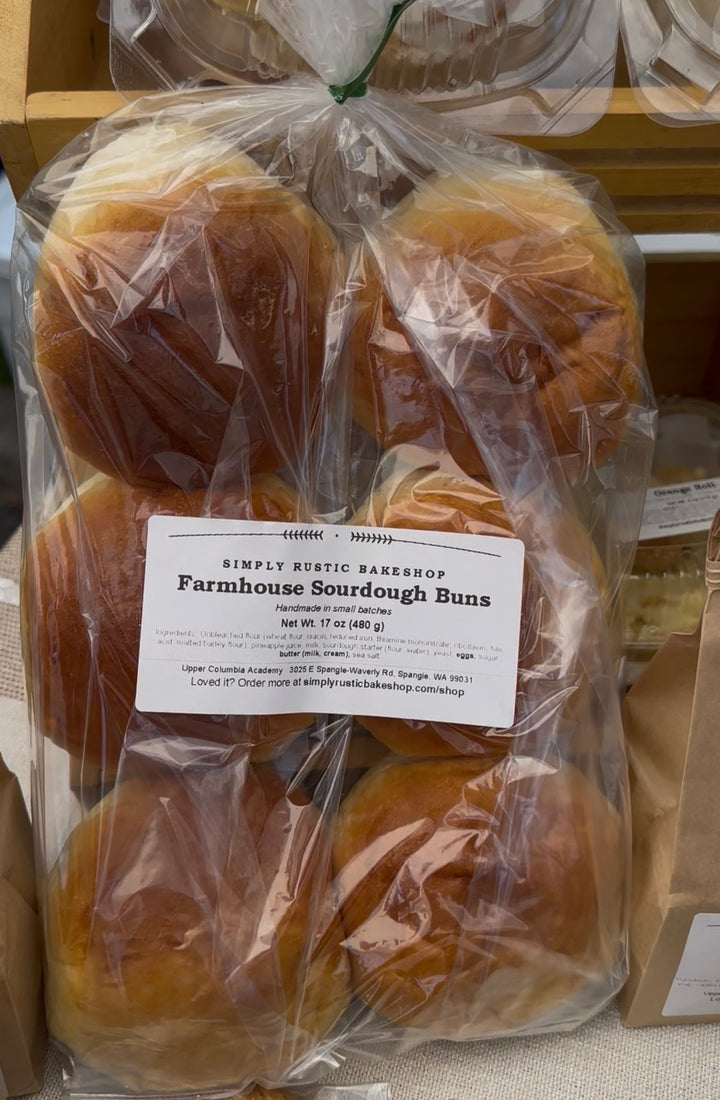 Farmhouse Sourdough Buns